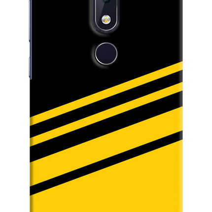 Yellow Shades Nokia 6.1 plus Hard Case Back Cover by Casekaro