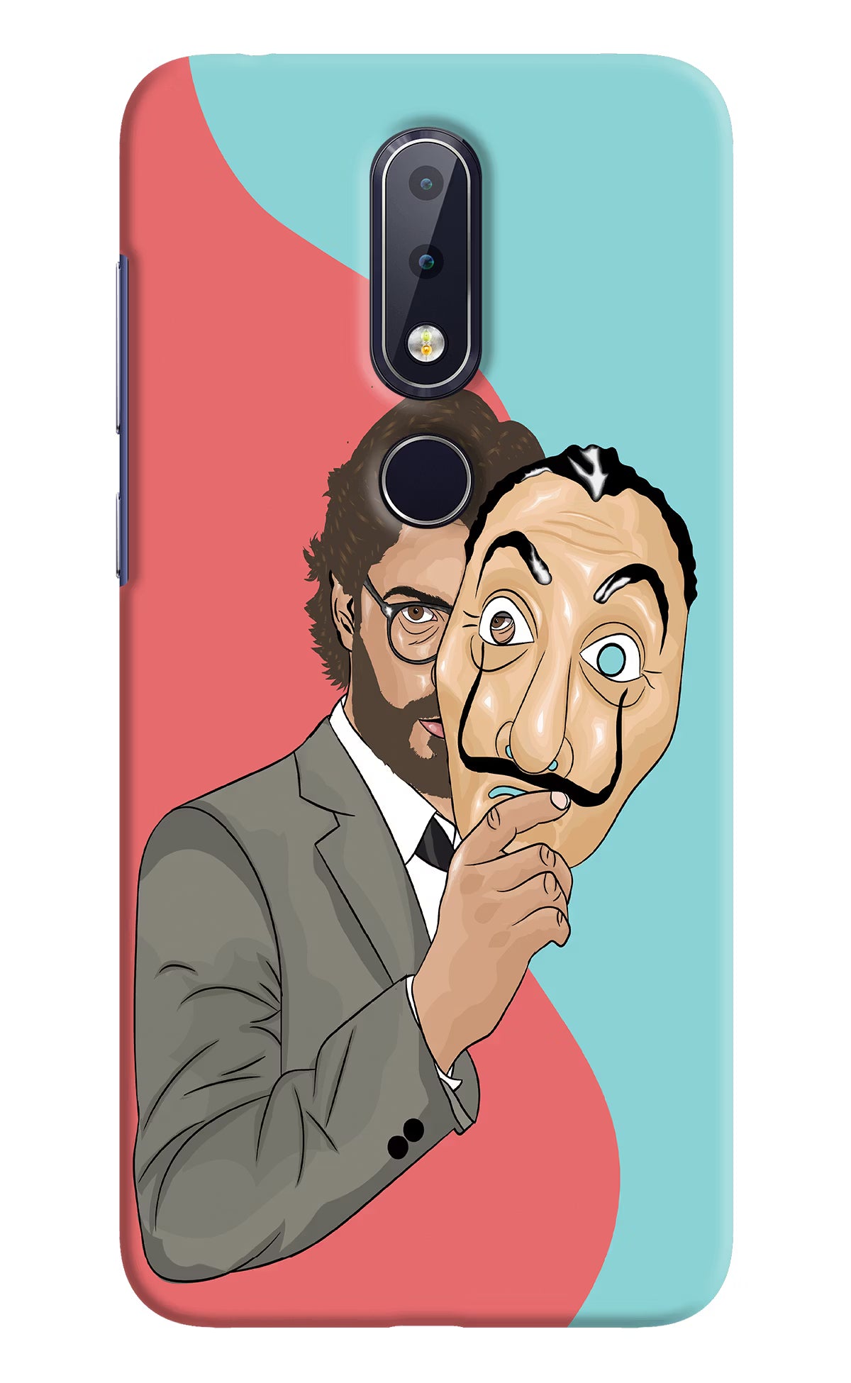 Professor Nokia 6.1 plus Hard Case Back Cover by Casekaro