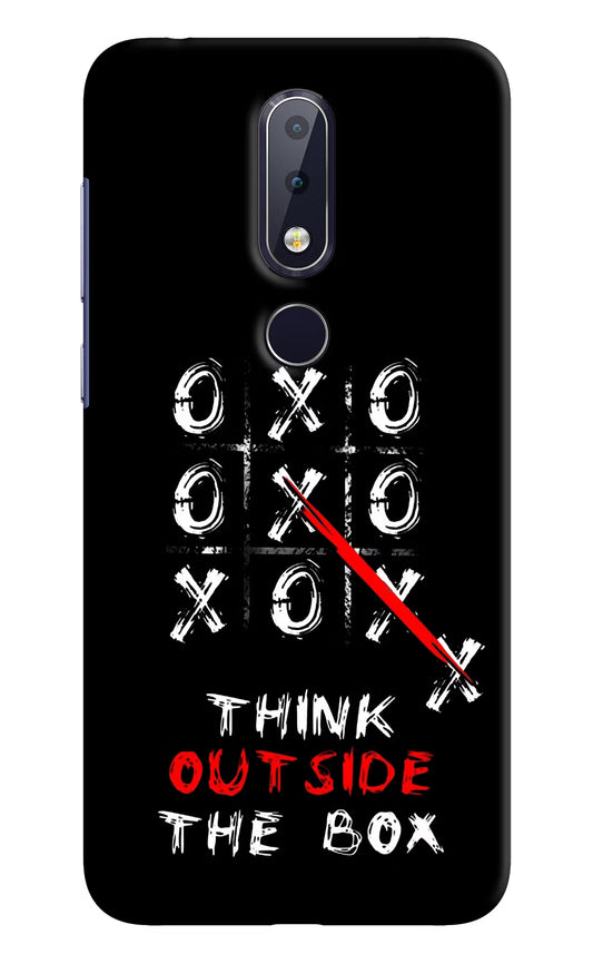 Think out of the BOX Nokia 6.1 plus Hard Case Back Cover by Casekaro