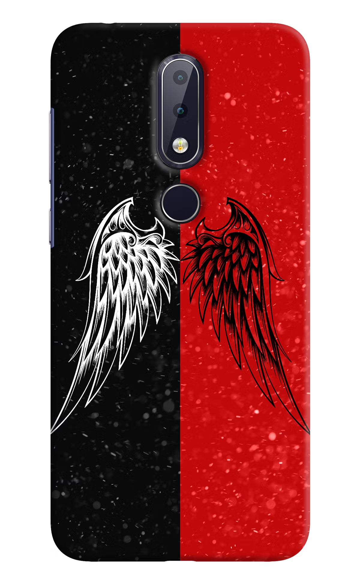 Wings Nokia 6.1 plus Hard Case Back Cover by Casekaro