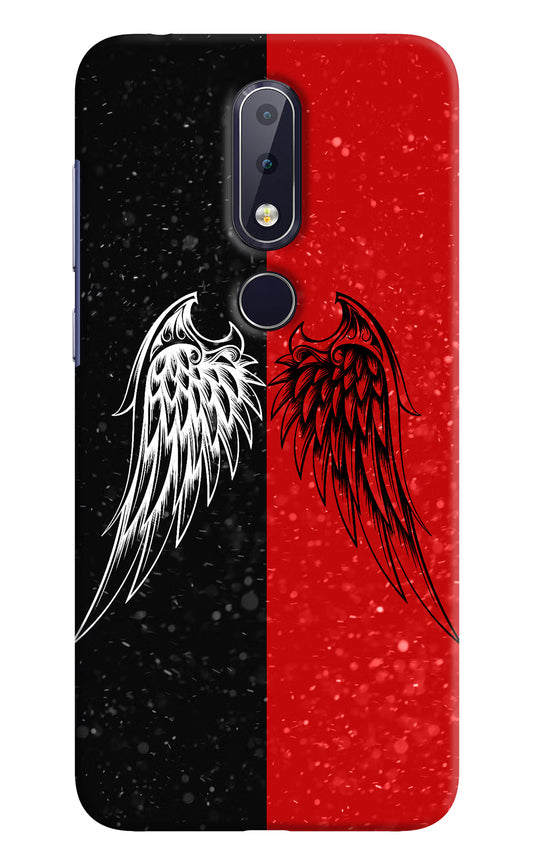 Wings Nokia 6.1 plus Hard Case Back Cover by Casekaro