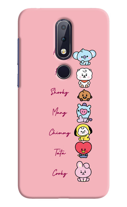 BTS names Nokia 6.1 plus Hard Case Back Cover by Casekaro