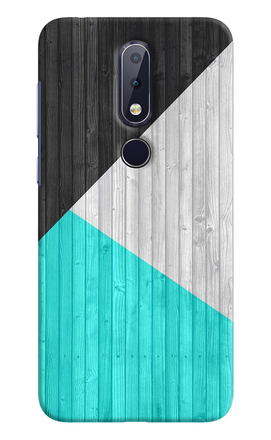 Wooden Abstract Nokia 6.1 plus Hard Case Back Cover by Casekaro