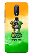 Satyamev Jayate Flag Nokia 6.1 plus Hard Case Back Cover by Casekaro