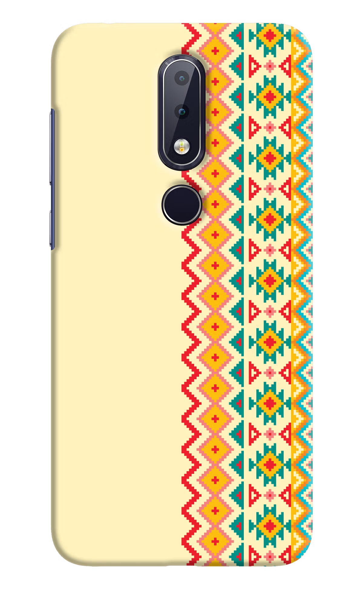 Ethnic Seamless Nokia 6.1 plus Hard Case Back Cover by Casekaro