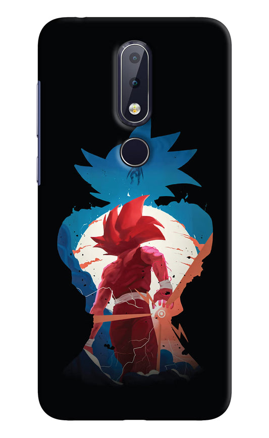 Goku Nokia 6.1 plus Hard Case Back Cover by Casekaro