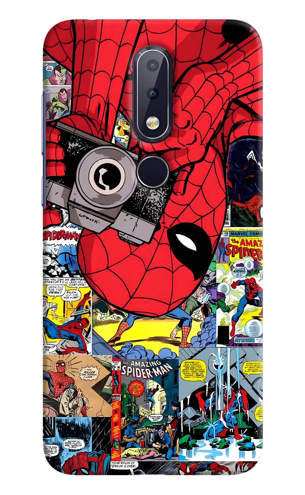 Spider Man Nokia 6.1 plus Hard Case Back Cover by Casekaro