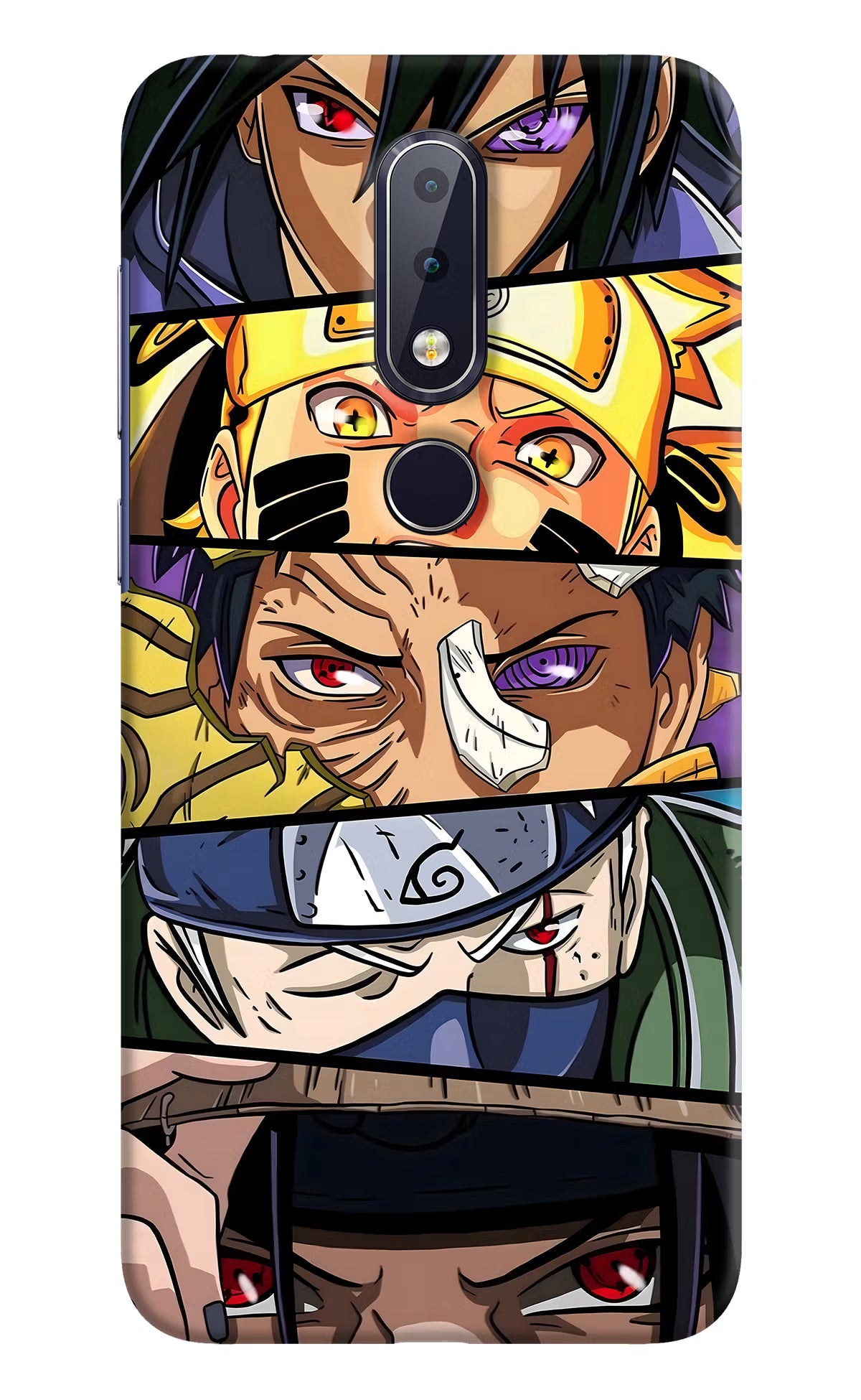 Naruto Character Nokia 6.1 plus Hard Case Back Cover by Casekaro