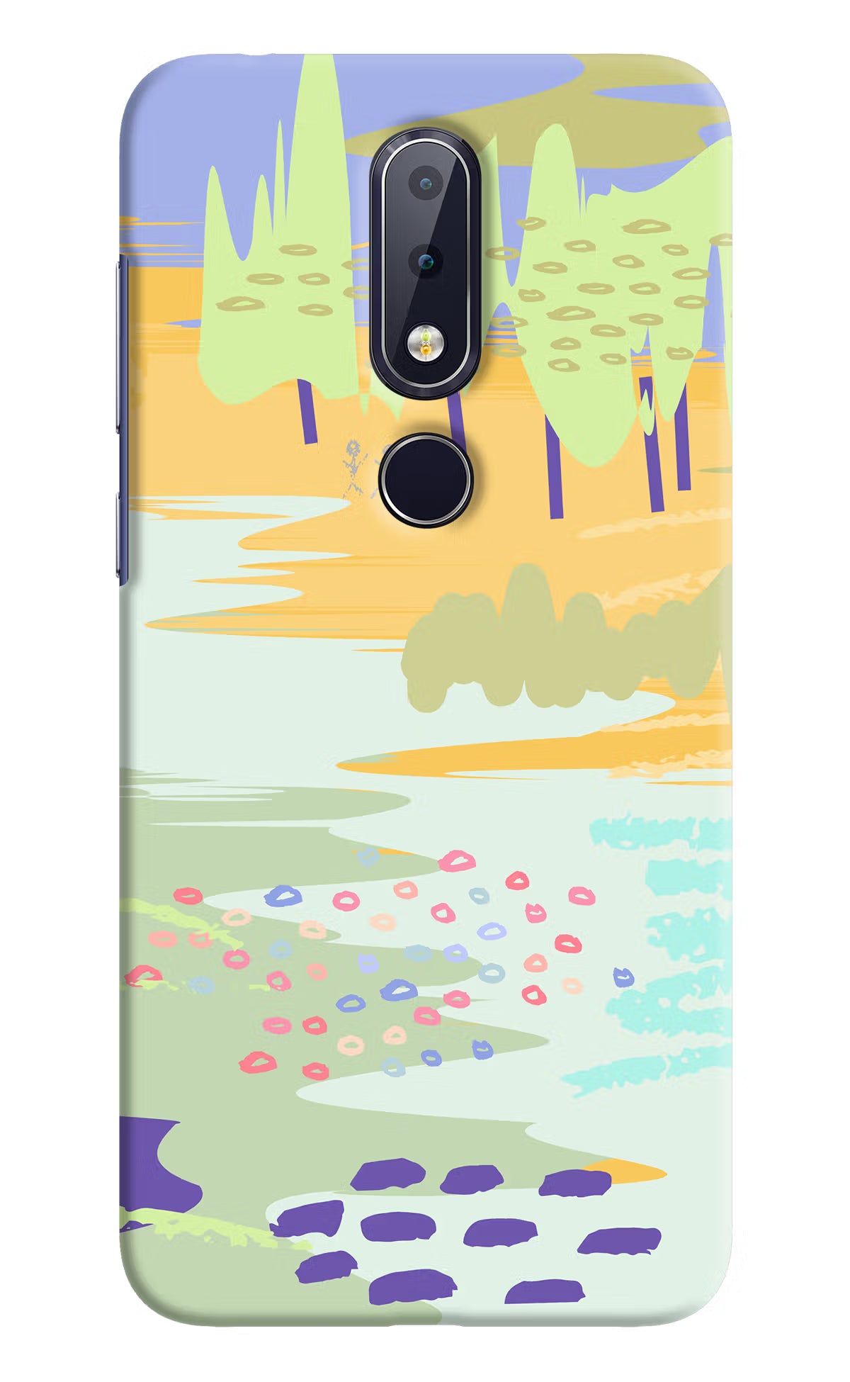 Scenery Nokia 6.1 plus Hard Case Back Cover by Casekaro