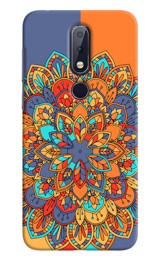 Color Mandala Nokia 6.1 plus Hard Case Back Cover by Casekaro