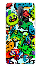Game Doodle Nokia 6.1 plus Hard Case Back Cover by Casekaro