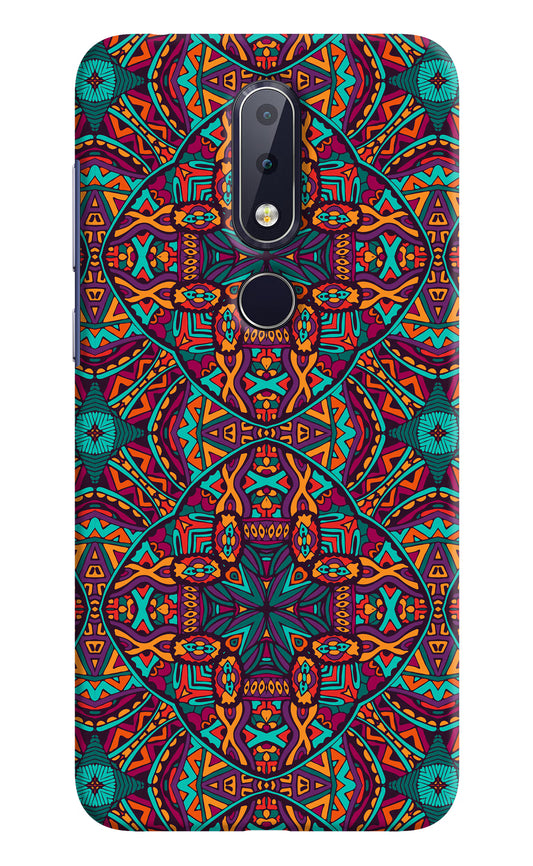 Colour Mandala Nokia 6.1 plus Hard Case Back Cover by Casekaro