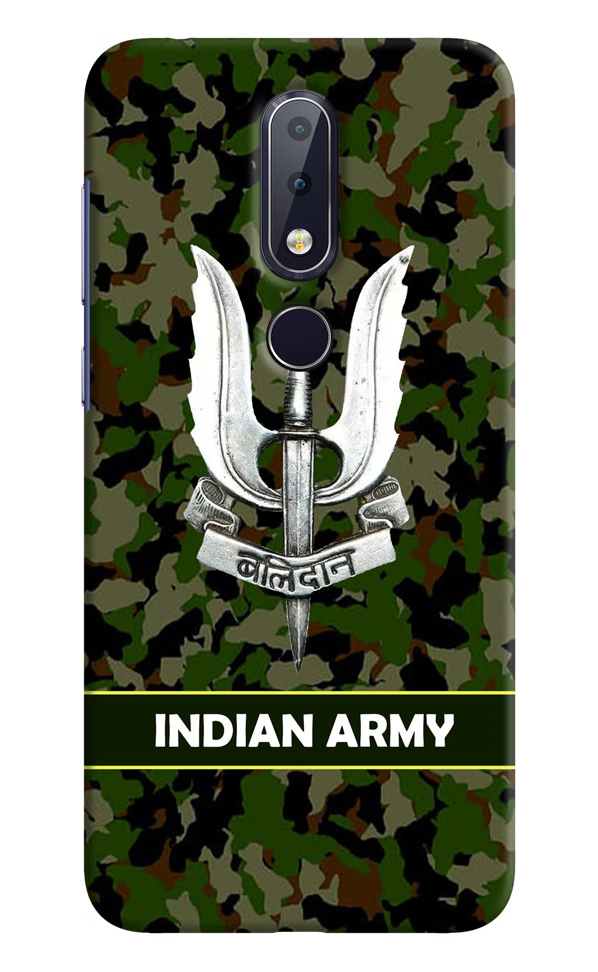 Balidan Indian Logo Nokia 6.1 plus Hard Case Back Cover by Casekaro