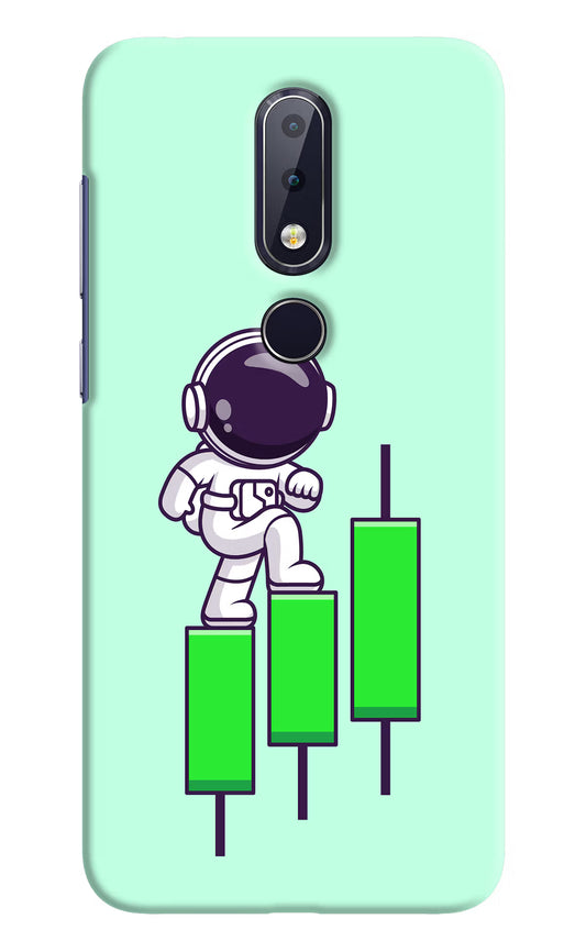 Astronaut Trader Nokia 6.1 plus Hard Case Back Cover by Casekaro