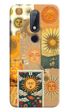 Sun Nokia 6.1 plus Hard Case Back Cover by Casekaro