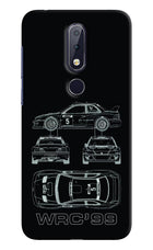 WRC'99 Nokia 6.1 plus Hard Case Back Cover by Casekaro