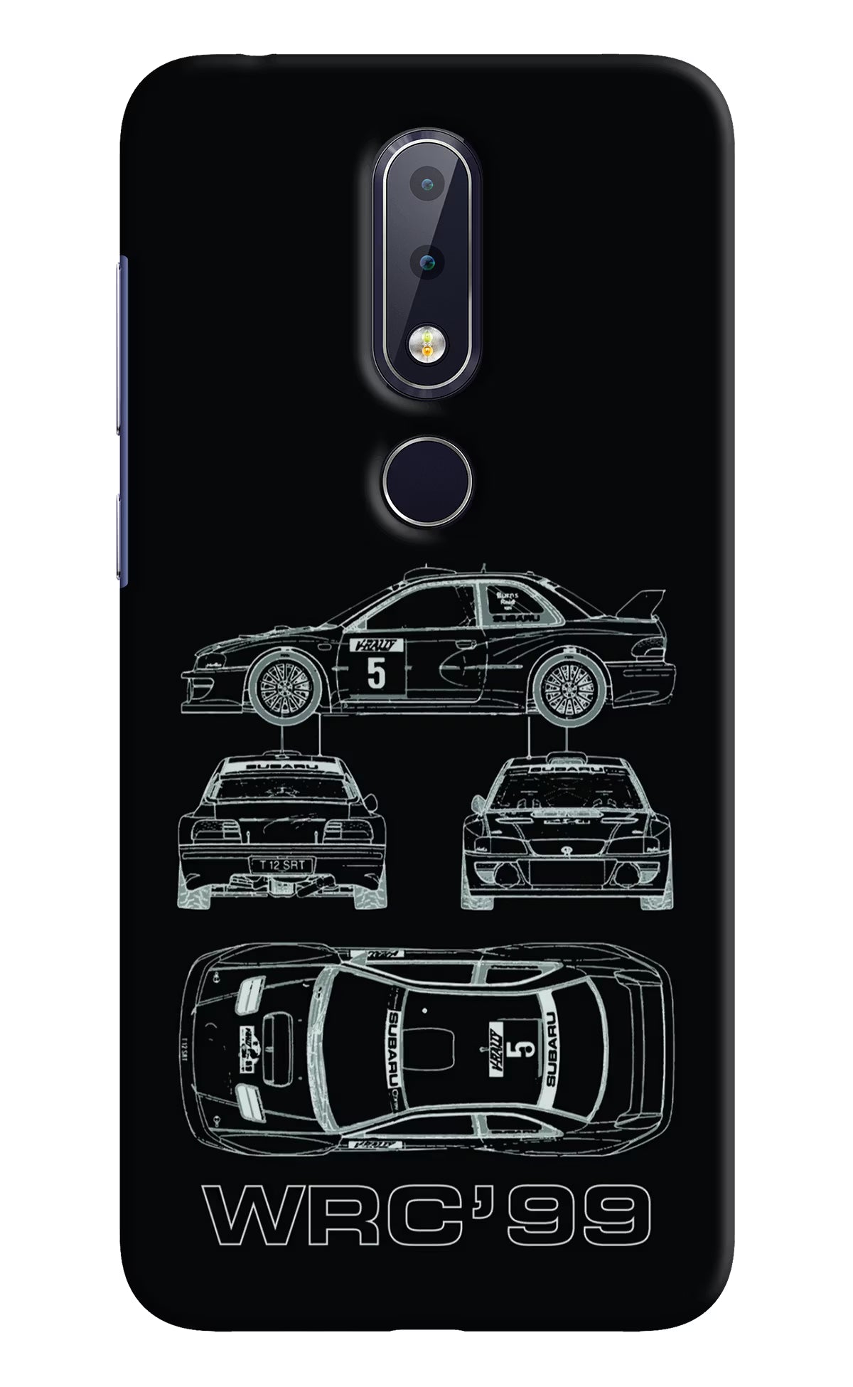 WRC'99 Nokia 6.1 plus Hard Case Back Cover by Casekaro