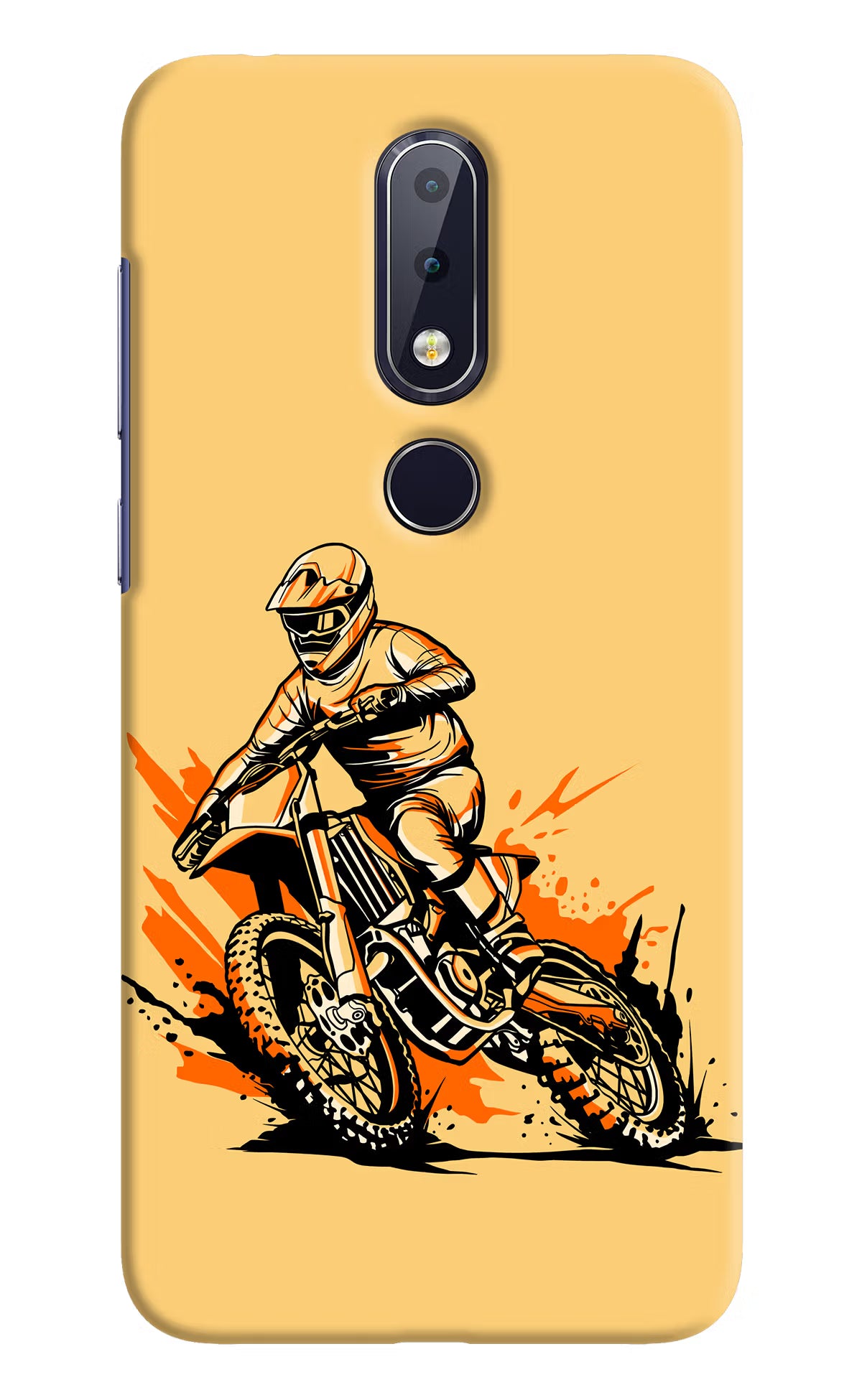 Off-Road Fury Nokia 6.1 plus Hard Case Back Cover by Casekaro