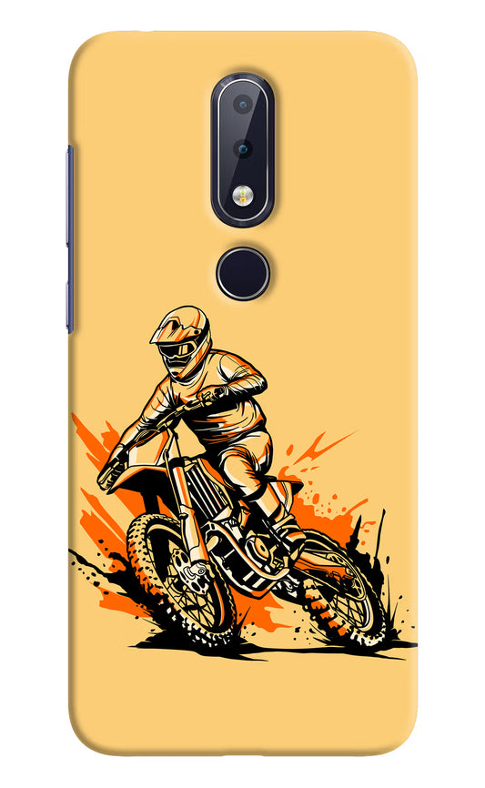 Off-Road Fury Nokia 6.1 plus Hard Case Back Cover by Casekaro