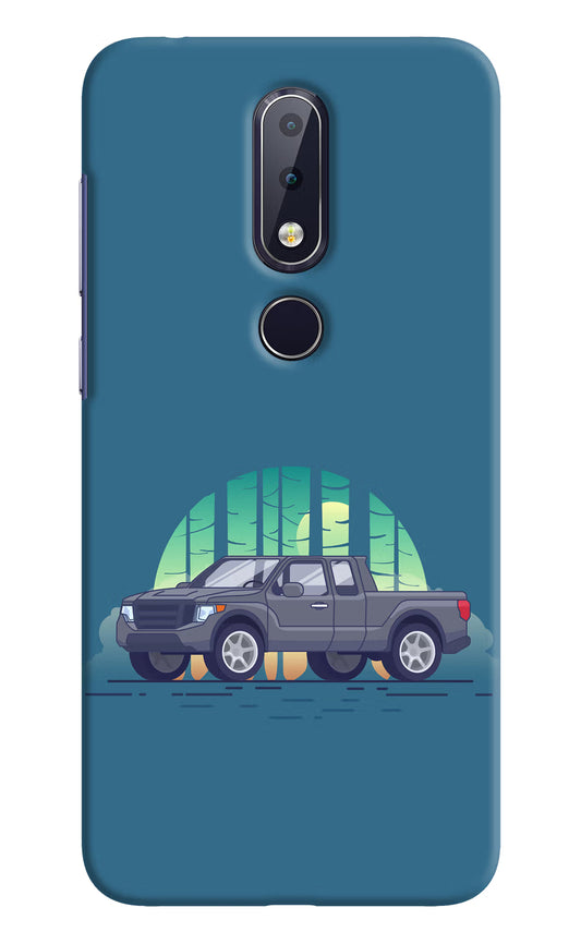 Retro Garage Vibe Nokia 6.1 plus Hard Case Back Cover by Casekaro