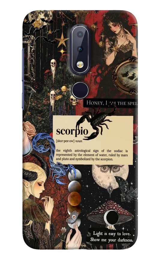 Scorpio Zodiac Nokia 6.1 plus Hard Case Back Cover by Casekaro