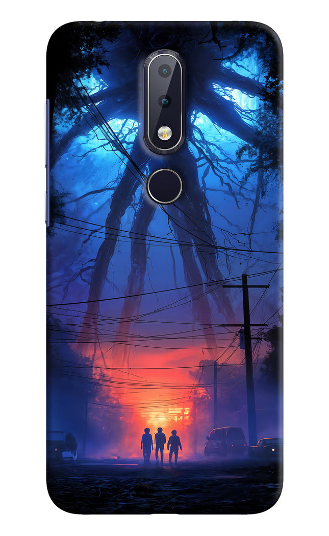Ordinary Things Shadow Nokia 6.1 plus Hard Case Back Cover by Casekaro