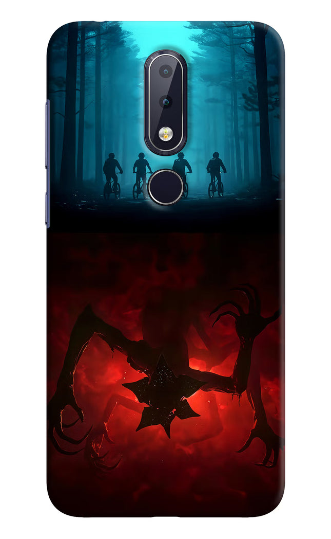 Ordinary Things Downside Up Nokia 6.1 plus Hard Case Back Cover by Casekaro