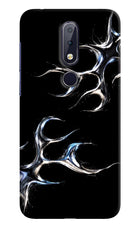 Chrome Tribal Nokia 6.1 plus Hard Case Back Cover by Casekaro