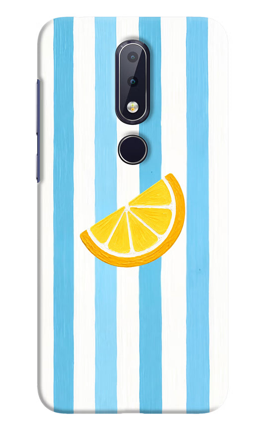 Summer Lemon Nokia 6.1 plus Hard Case Back Cover by Casekaro