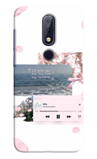 Wave to earth Nokia 6.1 plus Hard Case Back Cover by Casekaro