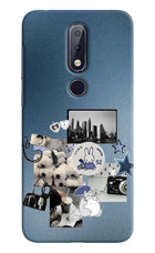 Miffy Nokia 6.1 plus Hard Case Back Cover by Casekaro