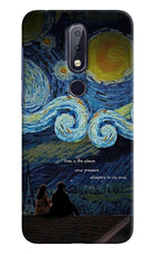 Softcore Nokia 6.1 plus Hard Case Back Cover by Casekaro