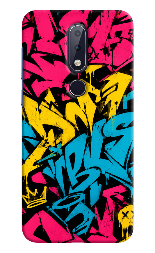 Graffiti Vibe Nokia 6.1 plus Back Cover