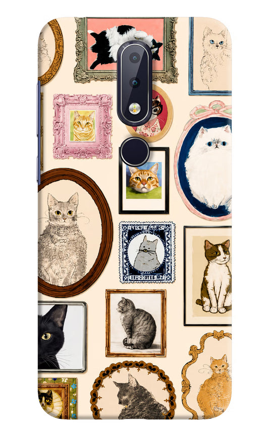 Mirror Cats Nokia 6.1 plus Back Cover