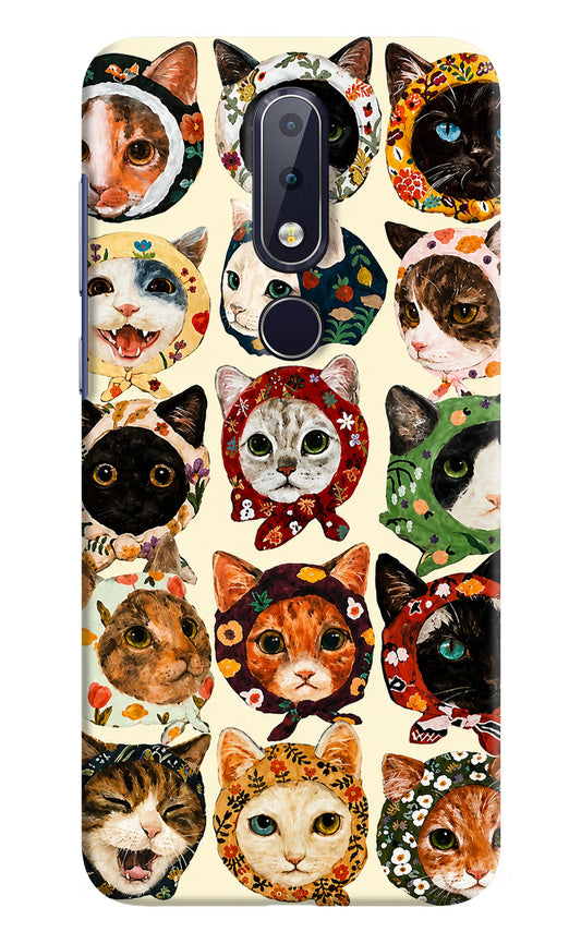 Cool Cat Nokia 6.1 plus Back Cover