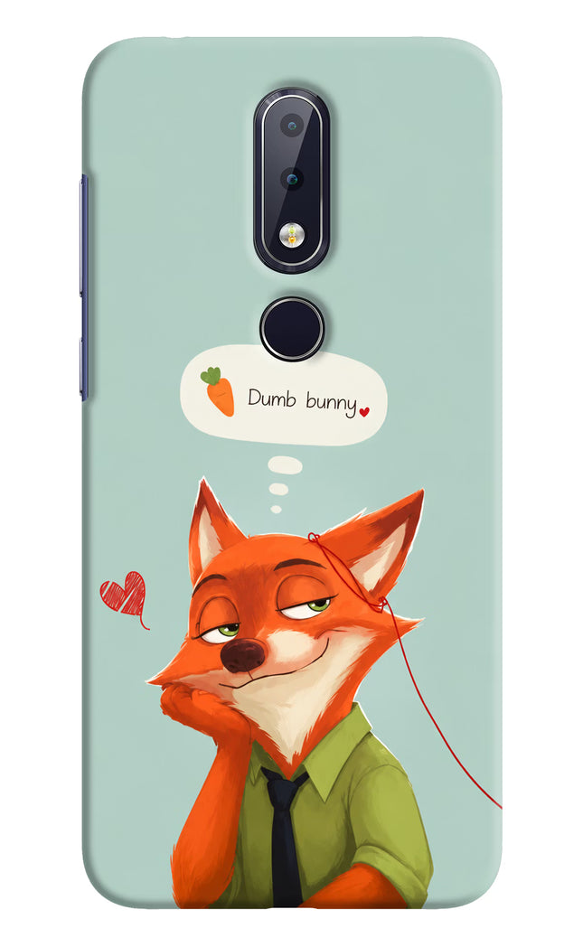 Nick Charm Nokia 6.1 plus Hard Case Back Cover by Casekaro