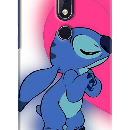 Stitch Hug Nokia 6.1 plus Hard Case Back Cover by Casekaro