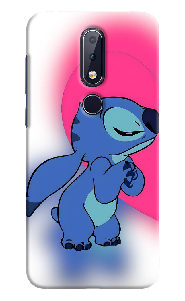 Stitch Hug Nokia 6.1 plus Hard Case Back Cover by Casekaro