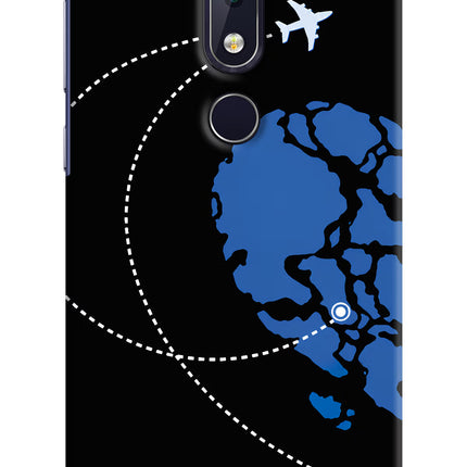 Love Orbit Nokia 6.1 plus Hard Case Back Cover by Casekaro