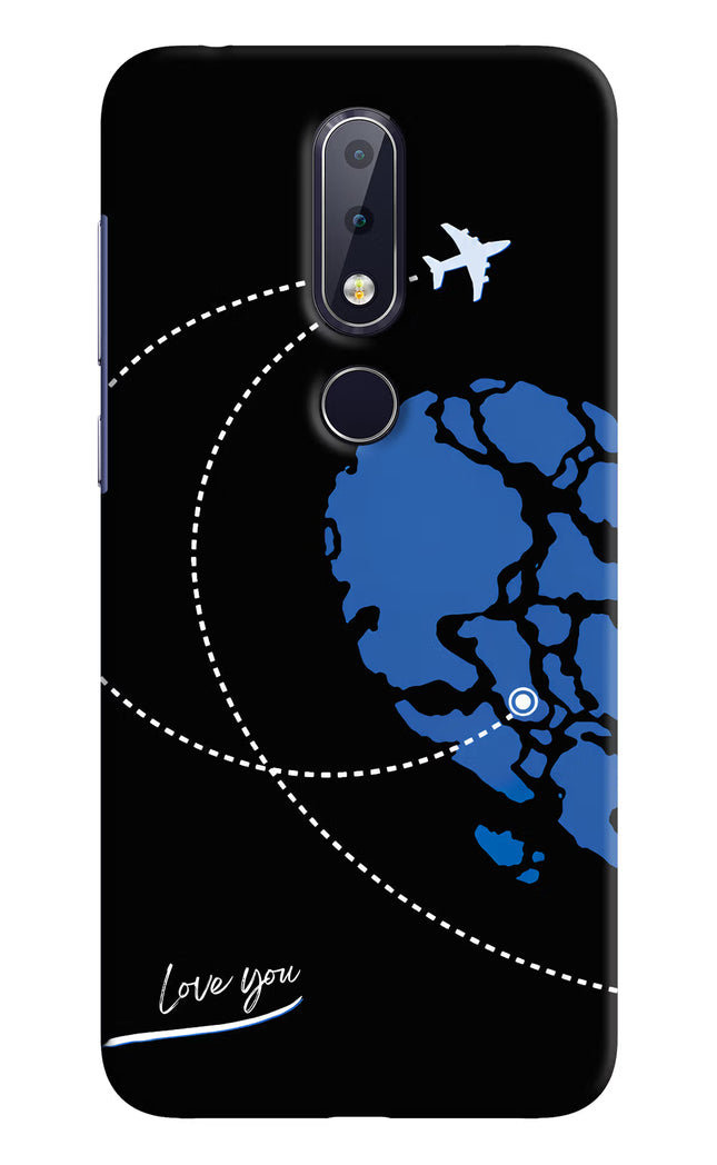 Love Orbit Nokia 6.1 plus Hard Case Back Cover by Casekaro