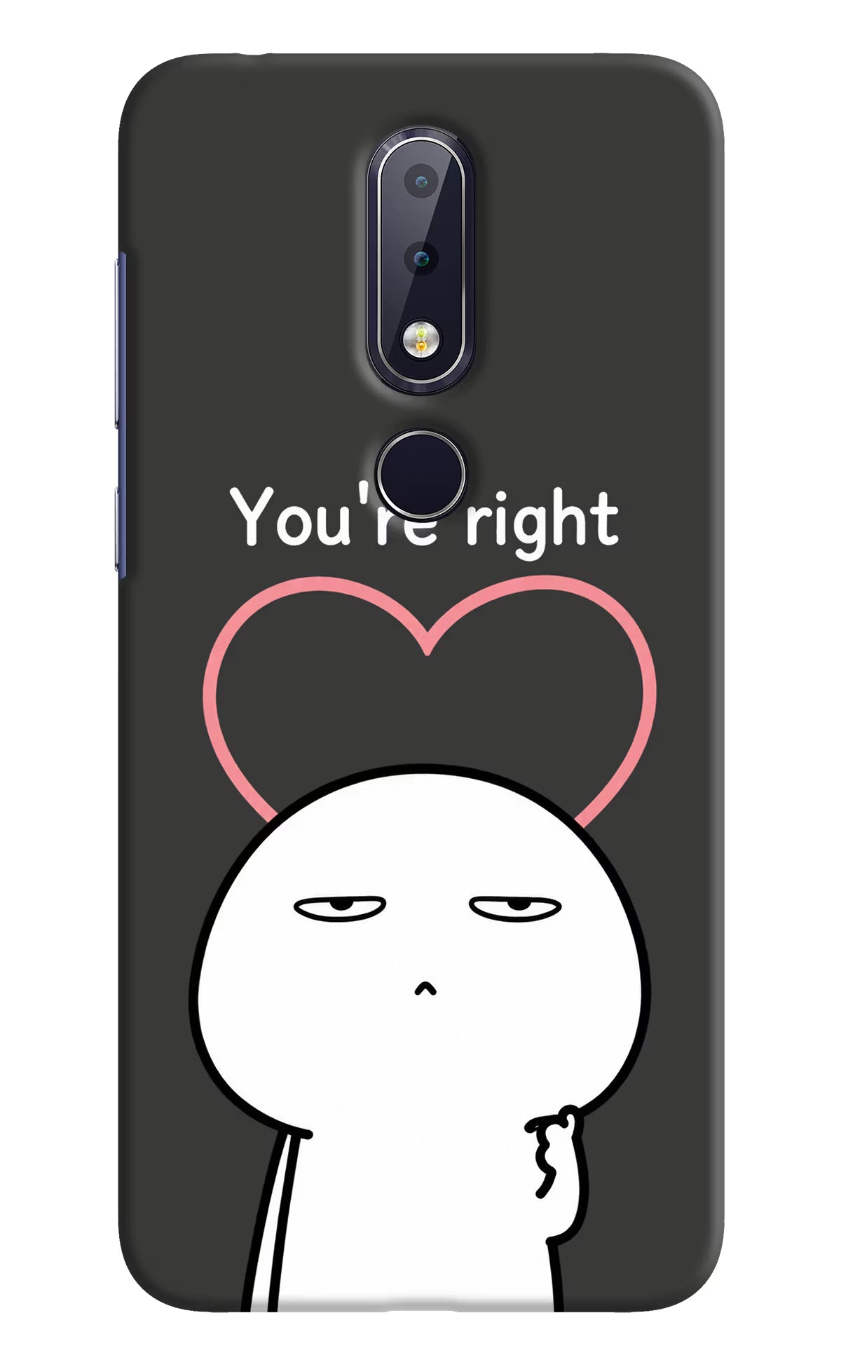 You're Right Nokia 6.1 plus Back Cover