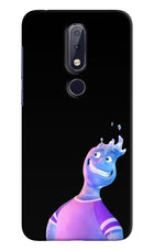Wade Wave Nokia 6.1 plus Hard Case Back Cover by Casekaro