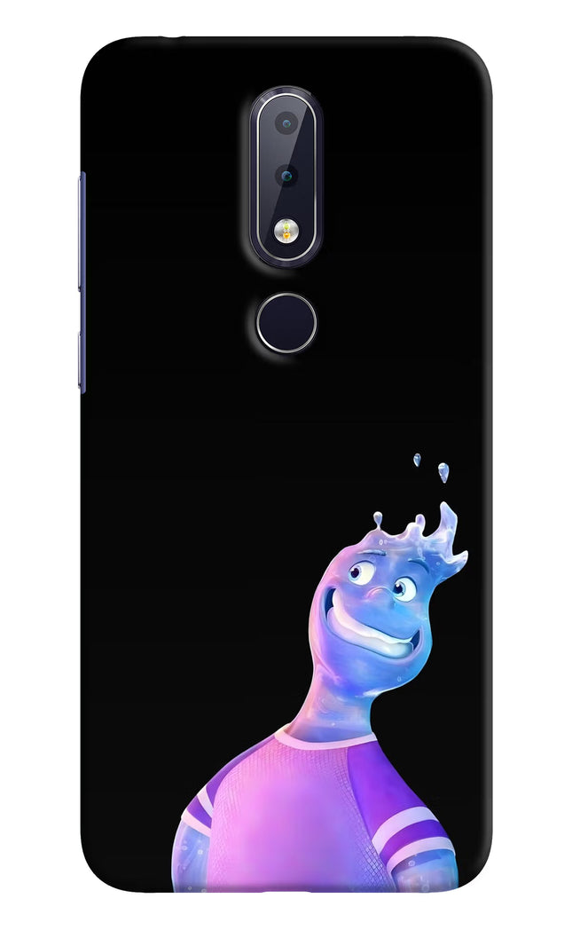 Wade Wave Nokia 6.1 plus Hard Case Back Cover by Casekaro