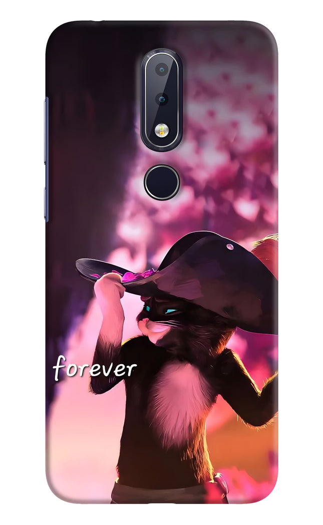 Forever Cat Nokia 6.1 plus Hard Case Back Cover by Casekaro