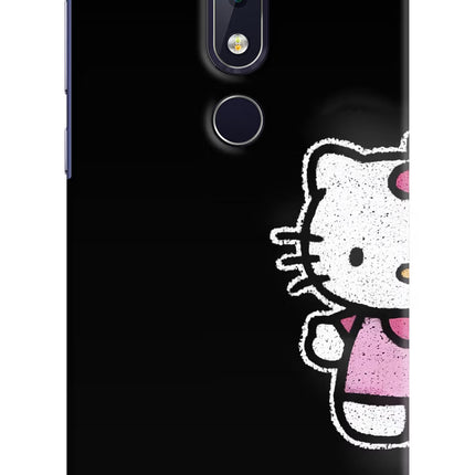 Kitty Charm Nokia 6.1 plus Hard Case Back Cover by Casekaro