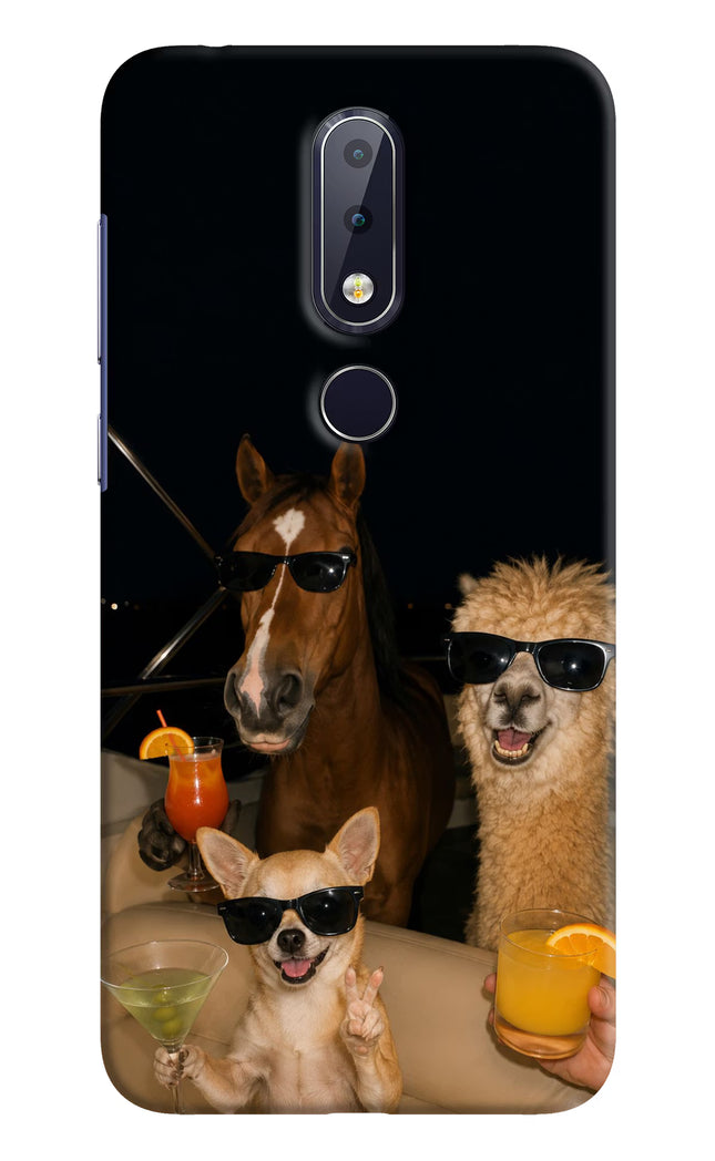 Party Squad Nokia 6.1 plus Hard Case Back Cover by Casekaro