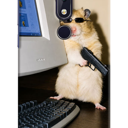 Hacker Hamster Nokia 6.1 plus Hard Case Back Cover by Casekaro