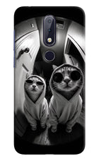 Hood Cats Nokia 6.1 plus Hard Case Back Cover by Casekaro