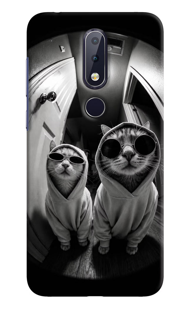 Hood Cats Nokia 6.1 plus Hard Case Back Cover by Casekaro