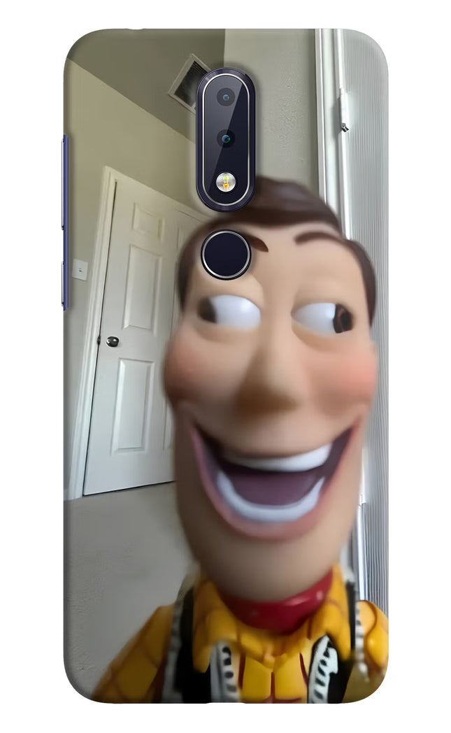 Side Eye Woody Nokia 6.1 plus Hard Case Back Cover by Casekaro